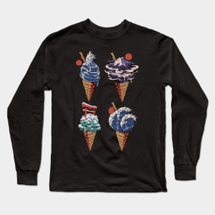 Japanese Ice Creams Long Sleeve T-Shirt